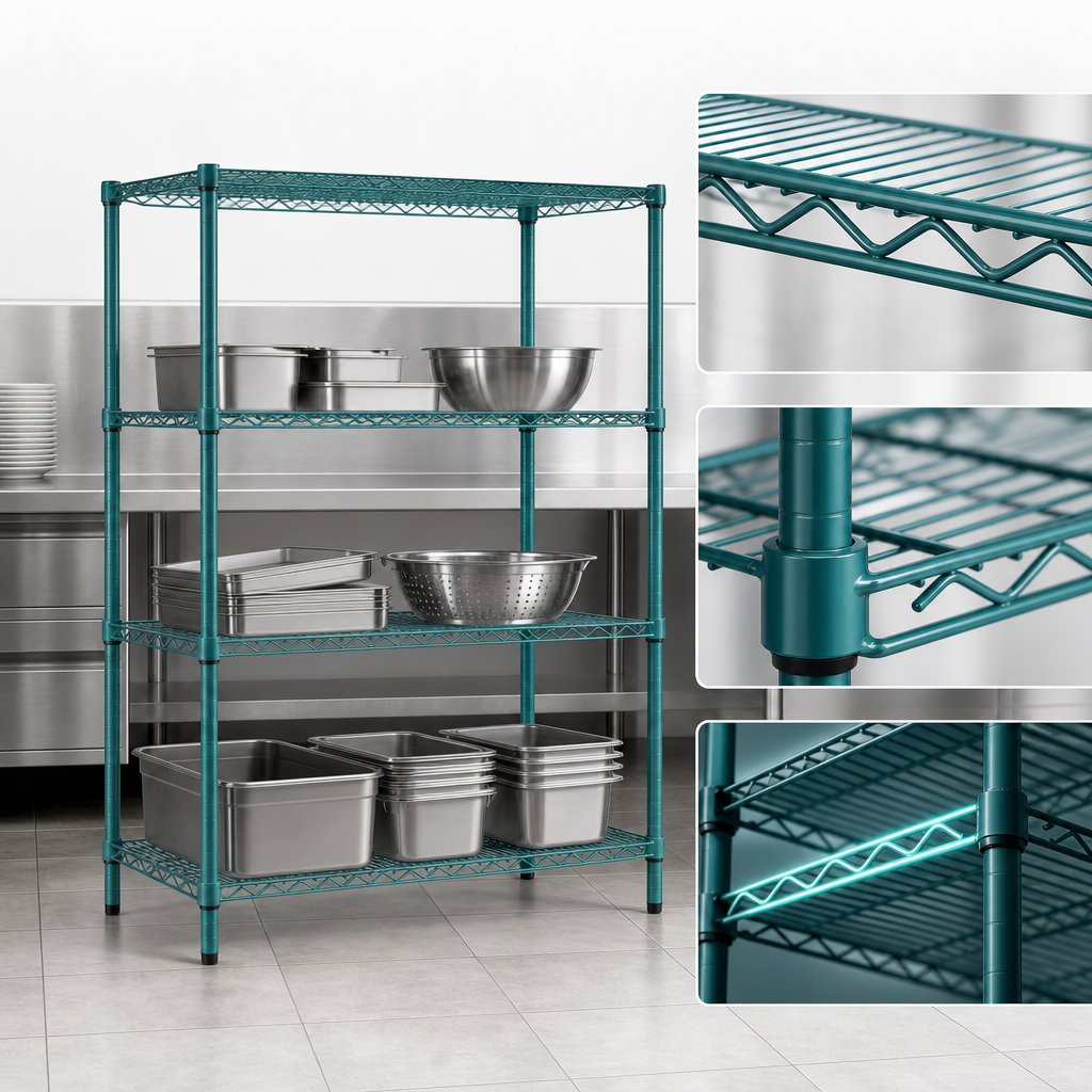 Patented QuadTruss Shelves