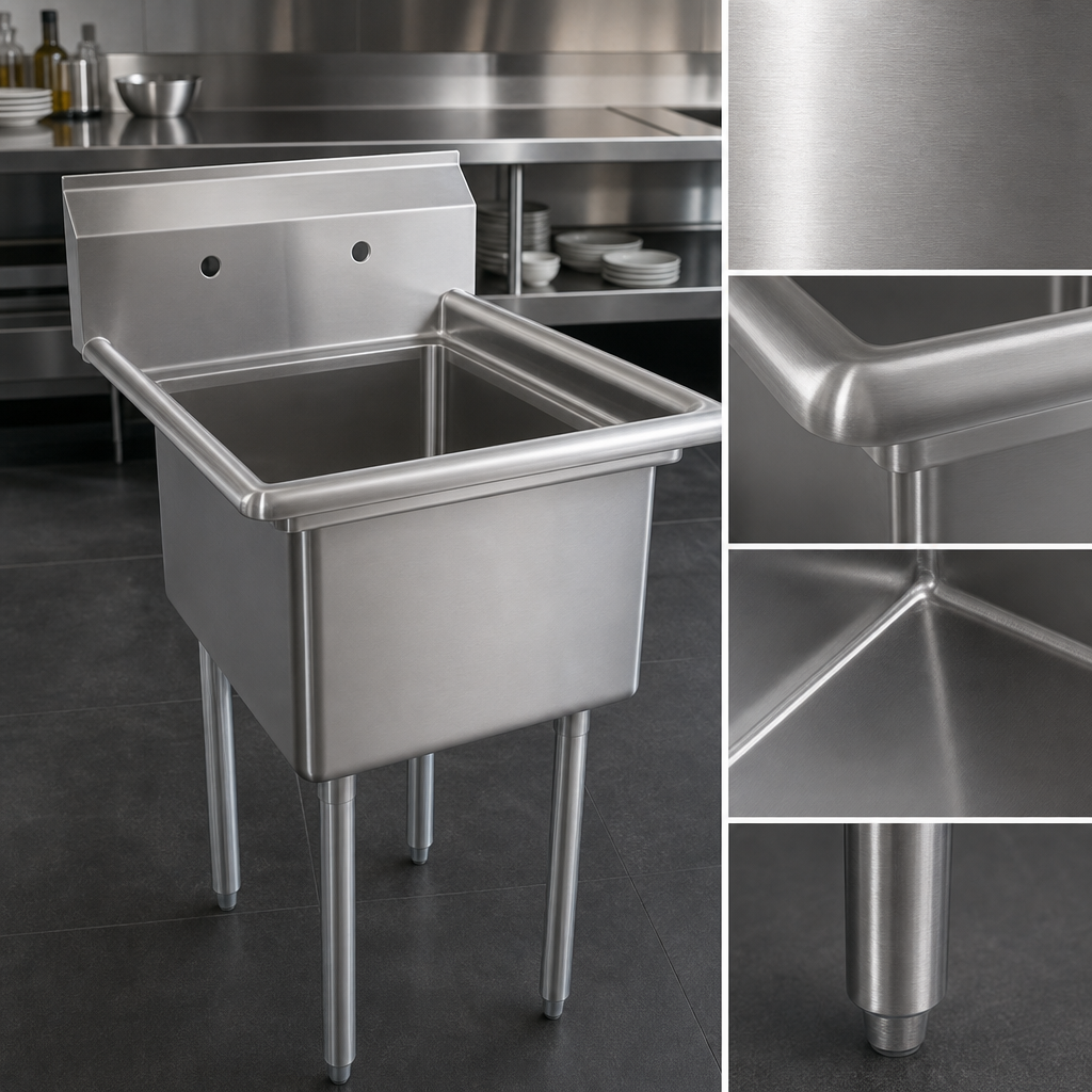 18-Gauge 300 Series Stainless Steel