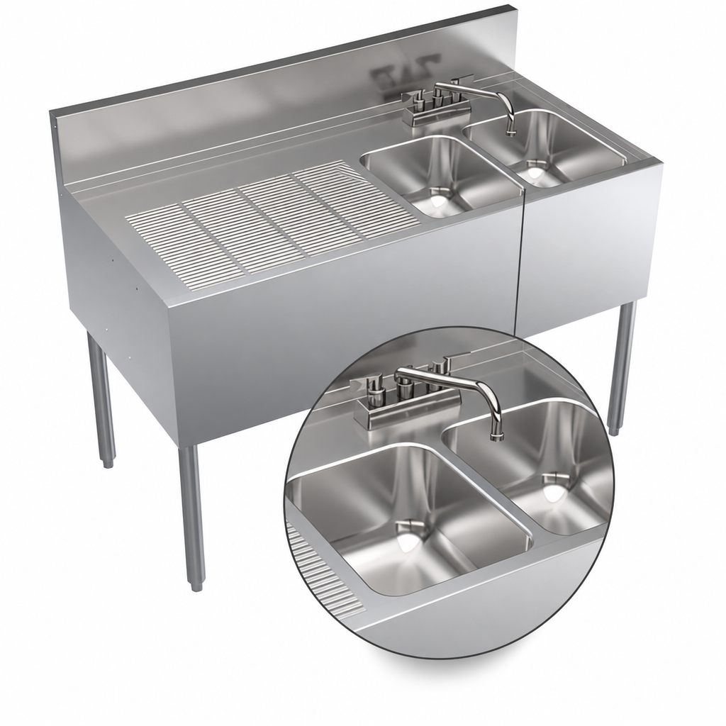 Two-Compartment Basin