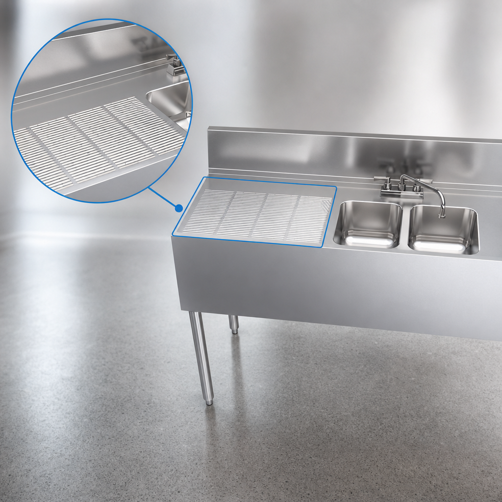Left Embossed Drainboard