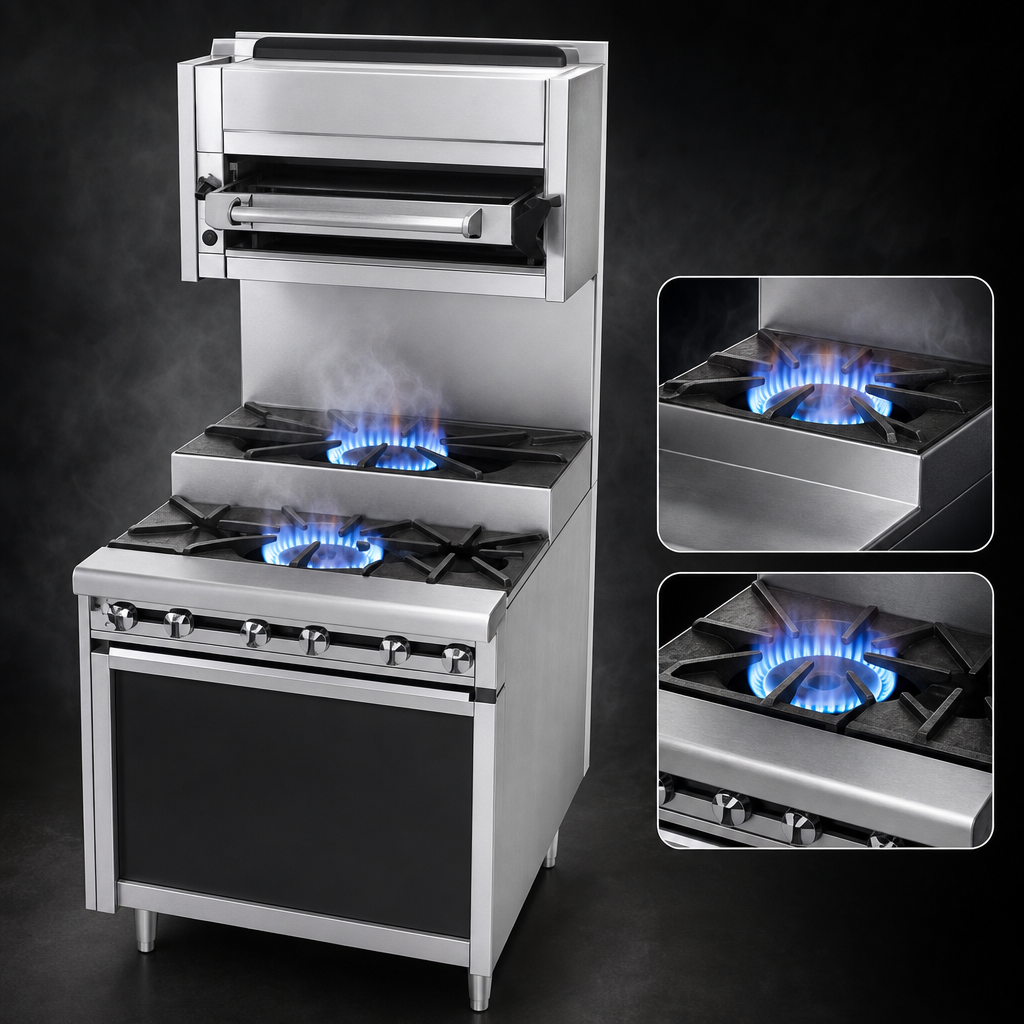 High-Performance Open Burners