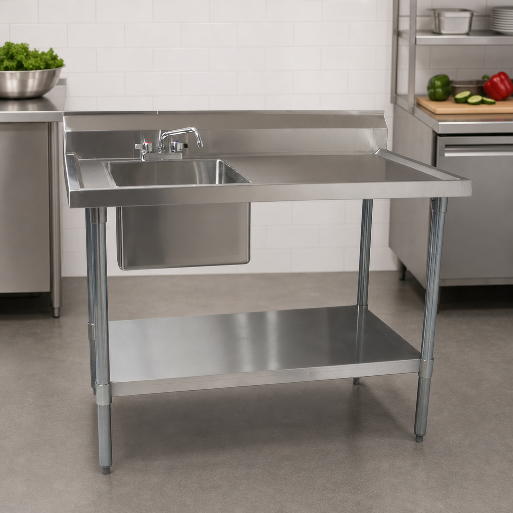 Left-Side Prep Sink
