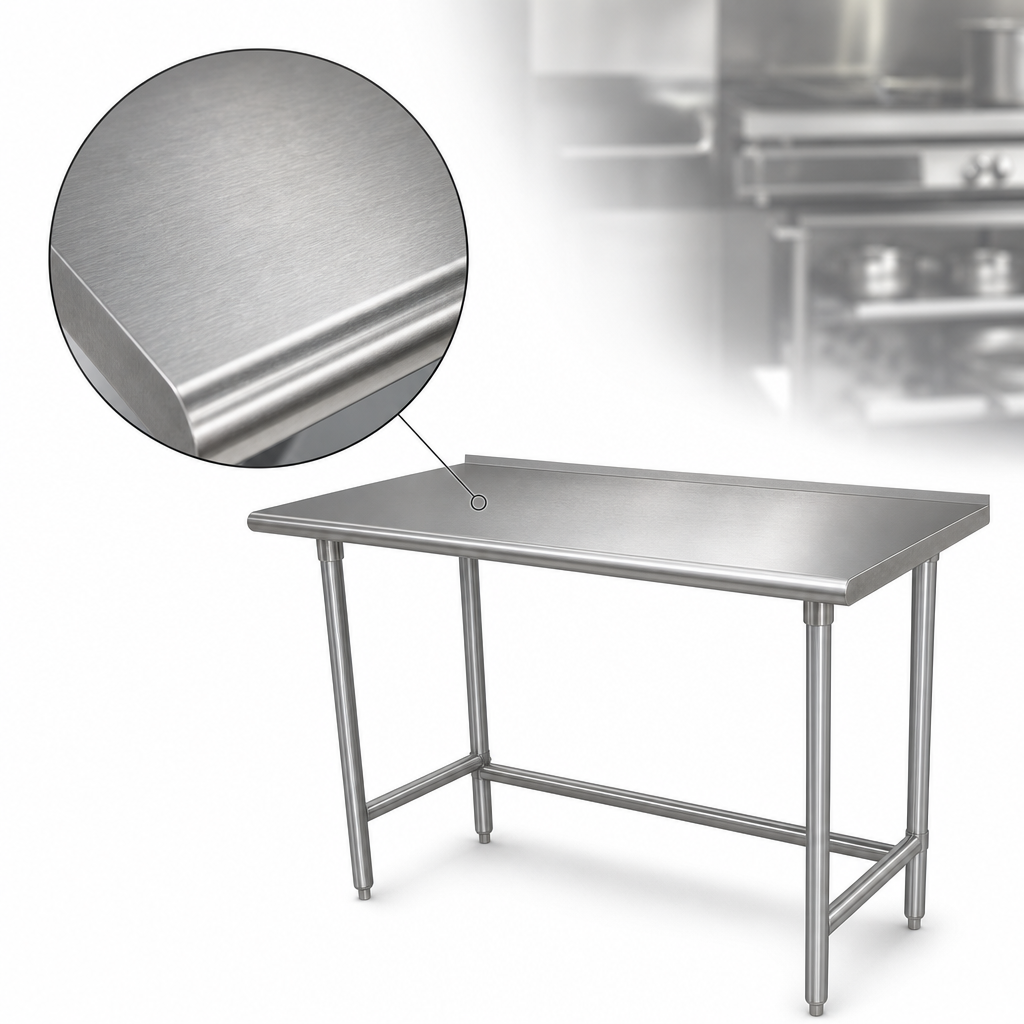 16-Gauge 430 Stainless Steel Top