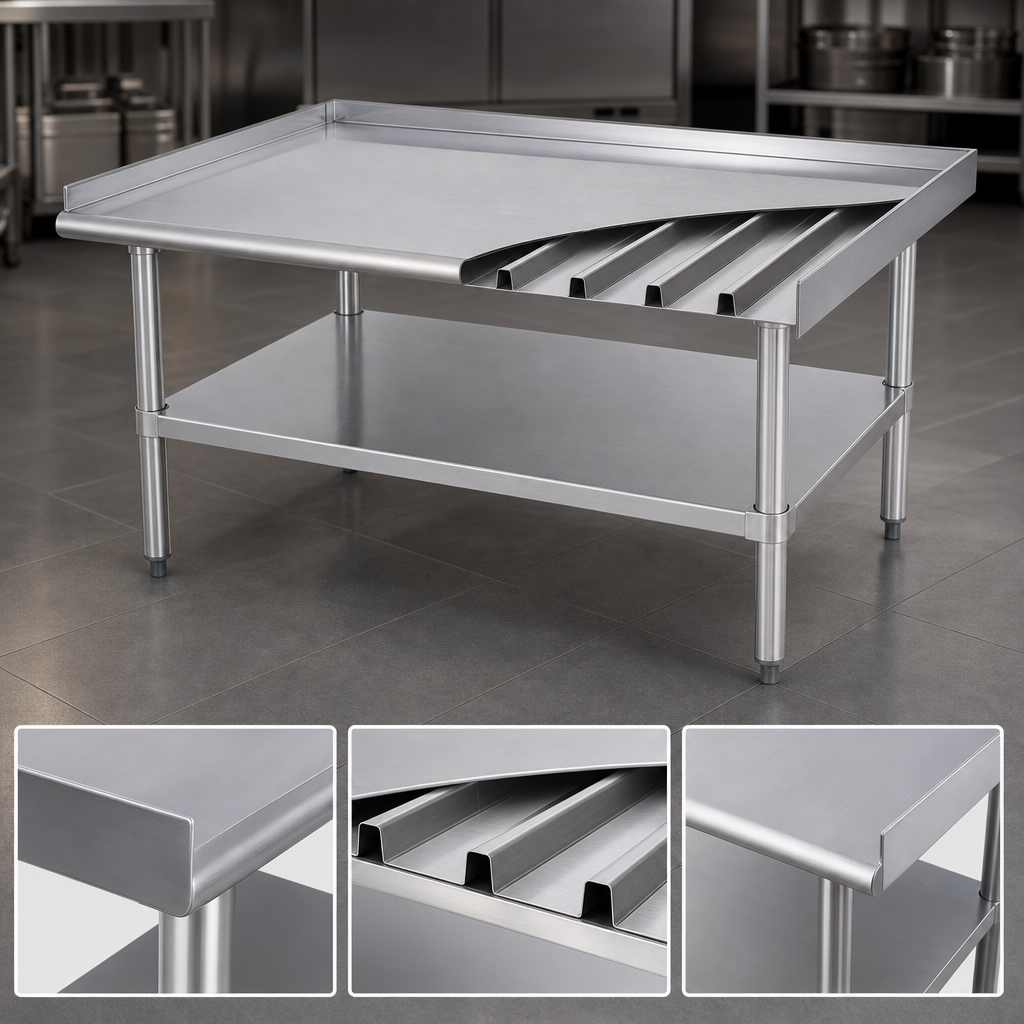 Reinforced Stainless Steel Top