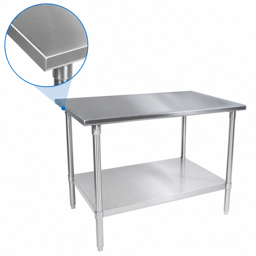 16-Gauge Stainless Steel Top