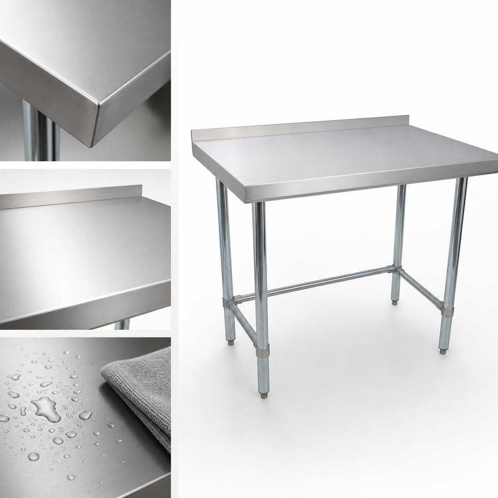18-Gauge Stainless Steel Top