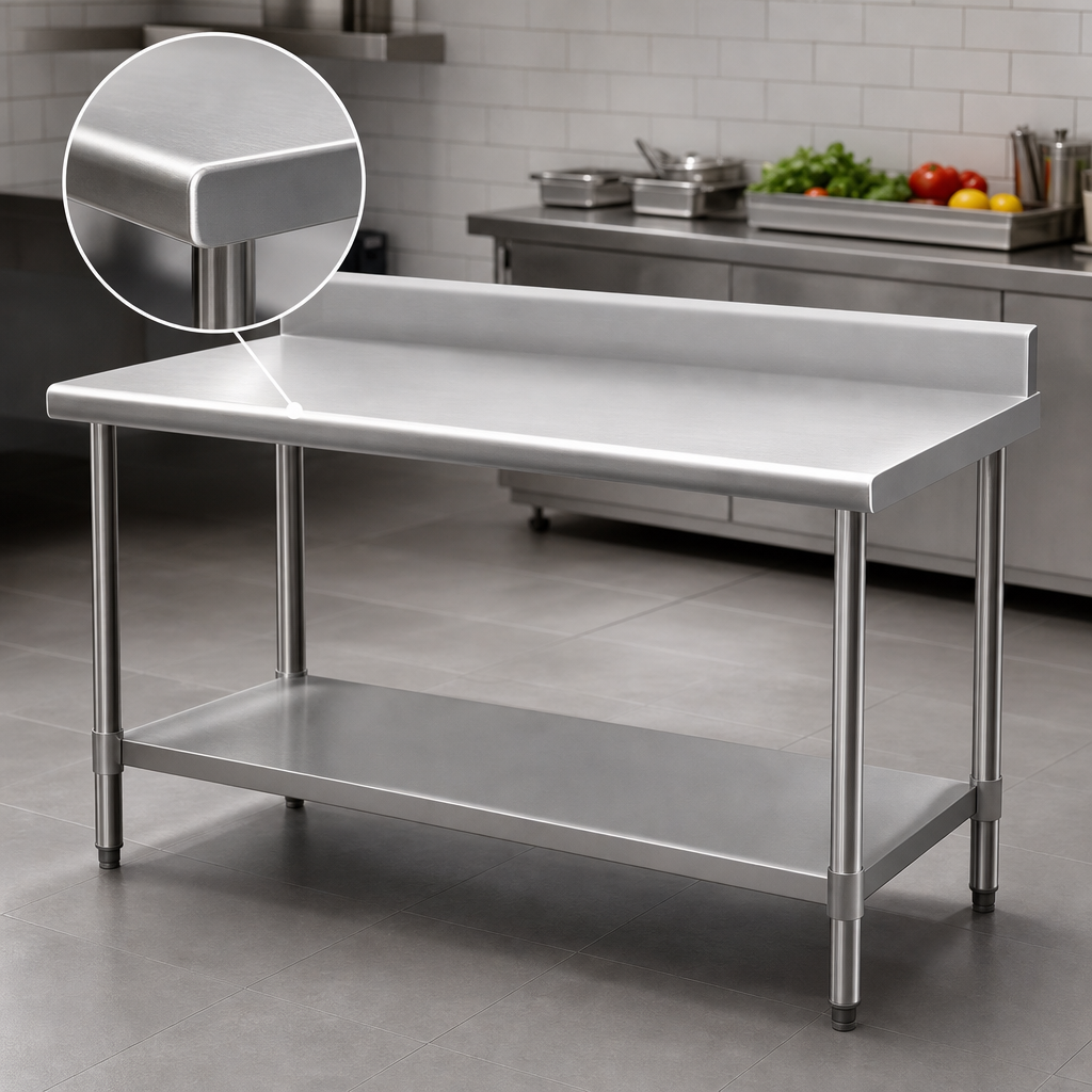 14-Gauge Stainless Steel Top