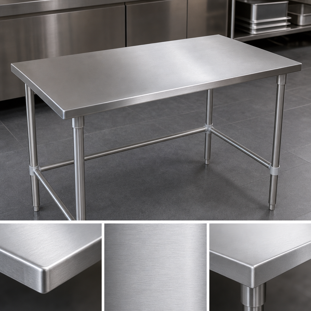 16-Gauge 300 Series Stainless Steel Top