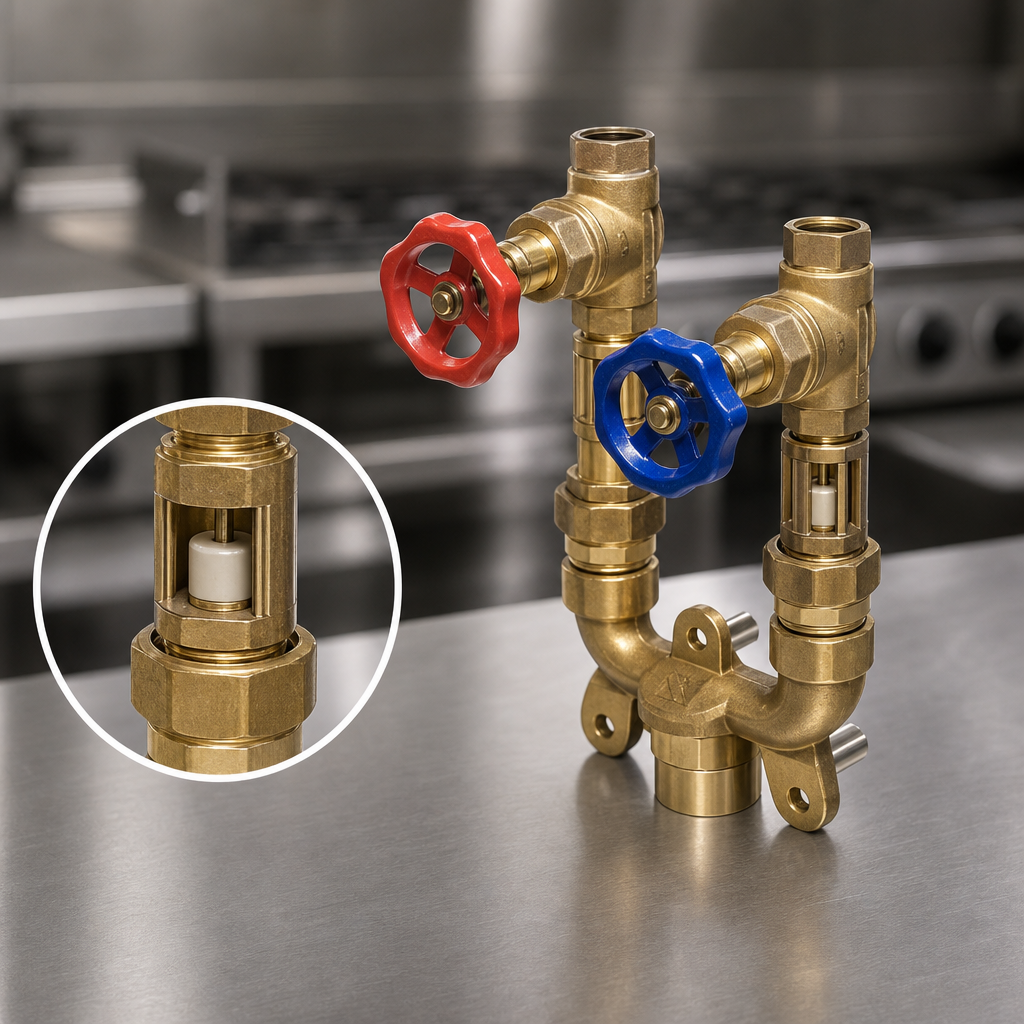 Check Valves Included