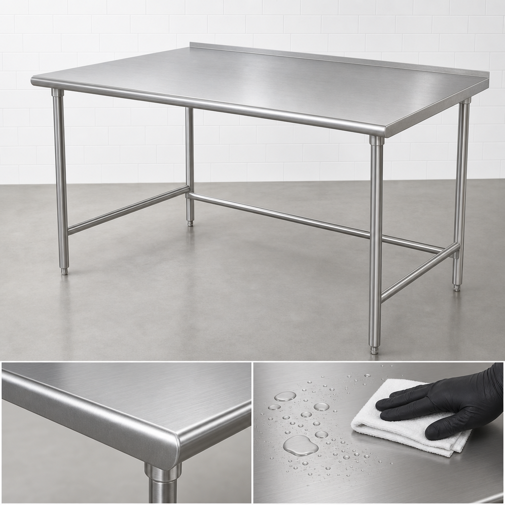 16 Gauge 304 Stainless Steel Top