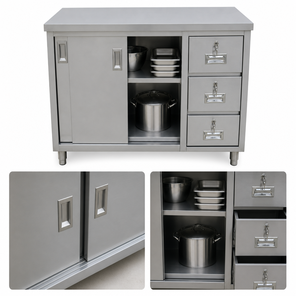 Sliding Door Cabinet Base