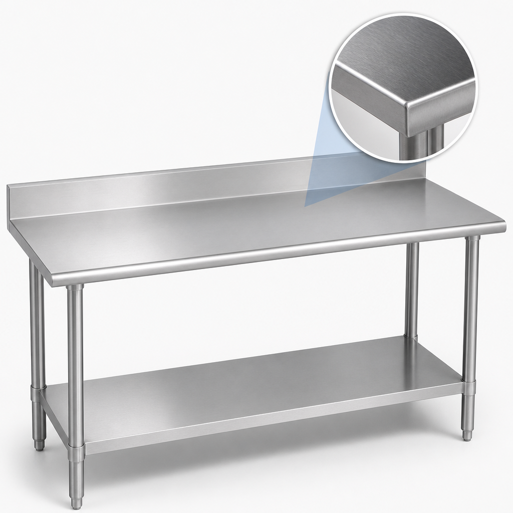 14-Gauge 300 Series Stainless Steel Top