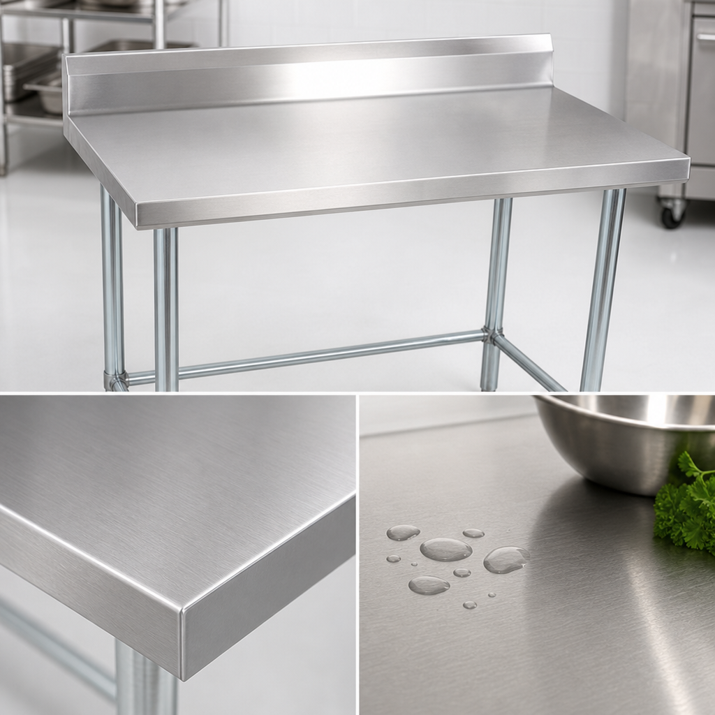 18-Gauge 430 Stainless Steel Top