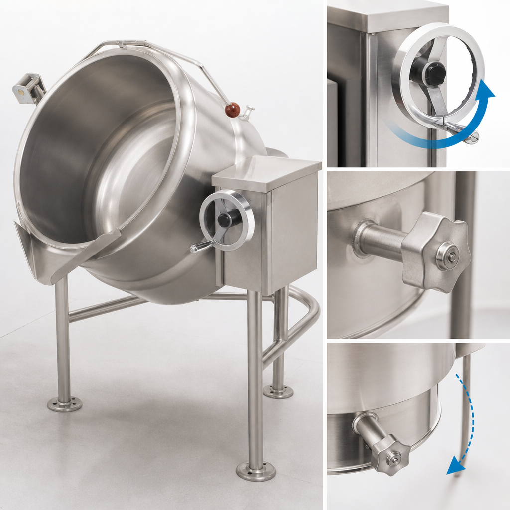 Crank Tilt with Self-Locking Positive Stop