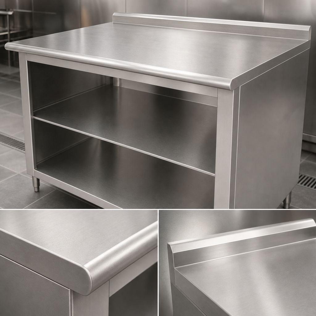 14 Gauge 304 Stainless Steel Top