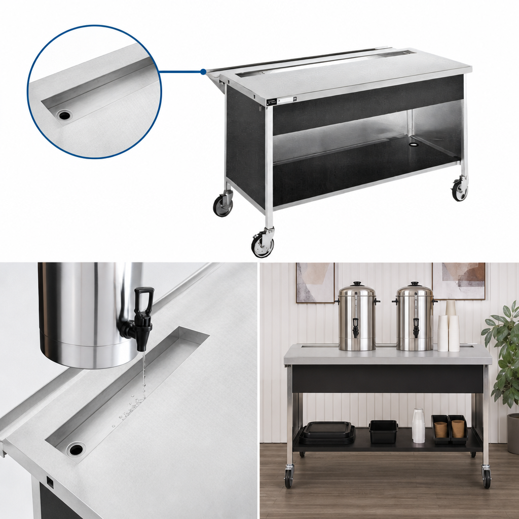 Built-In Urn Trough