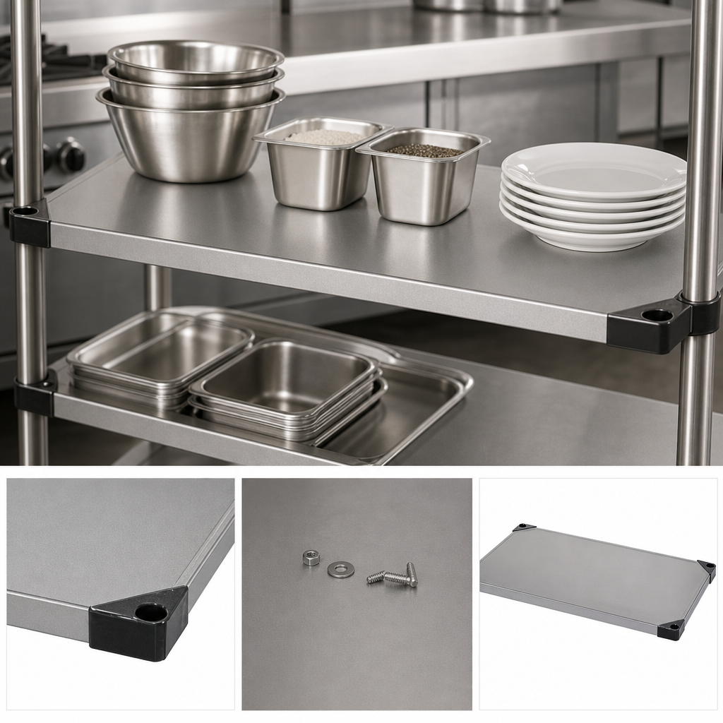 Solid Shelf Surface