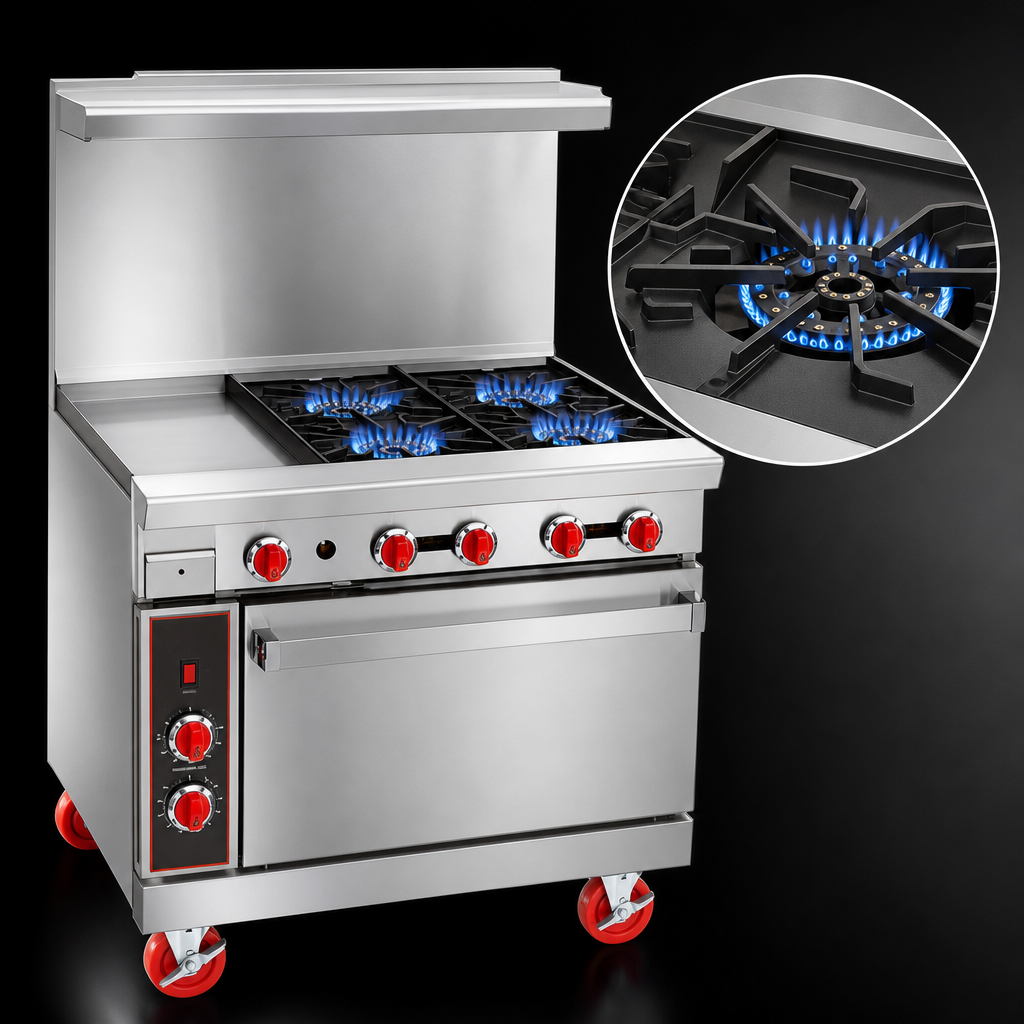 Open Burner Top