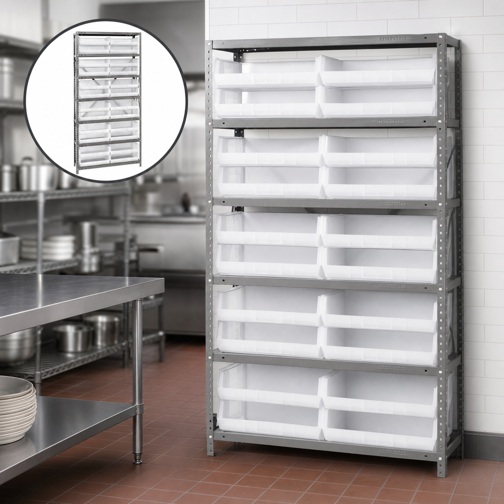 Seven Shelves Included