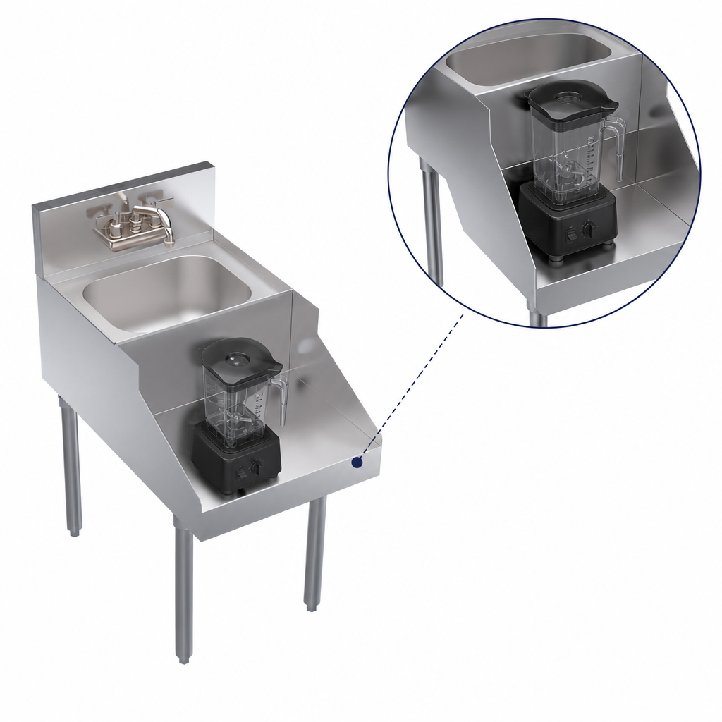 Recessed Blender Shelf