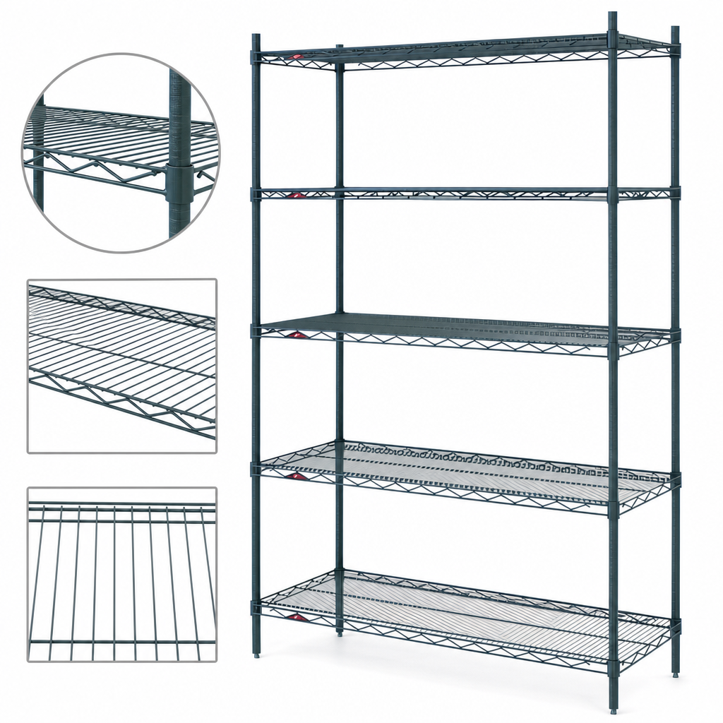 Five Wire Shelves
