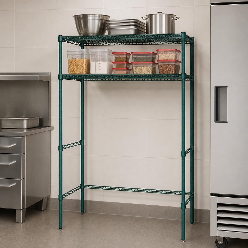 Two Overhead Shelves