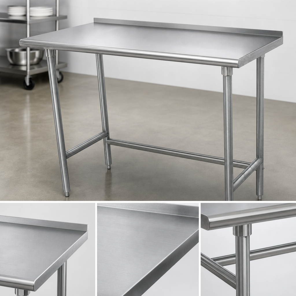 16-Gauge 430-Series Stainless Steel Top