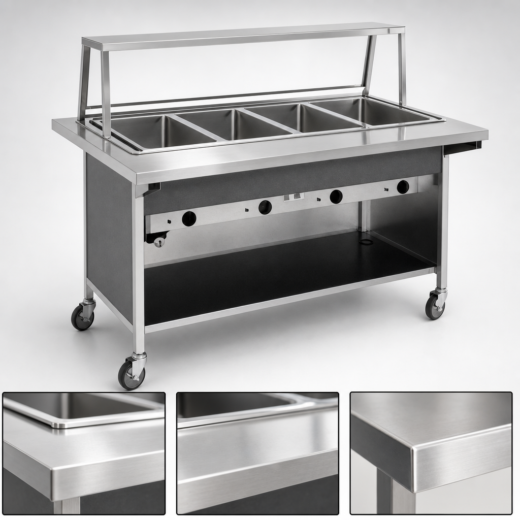 Heavy-Duty Stainless Steel Top
