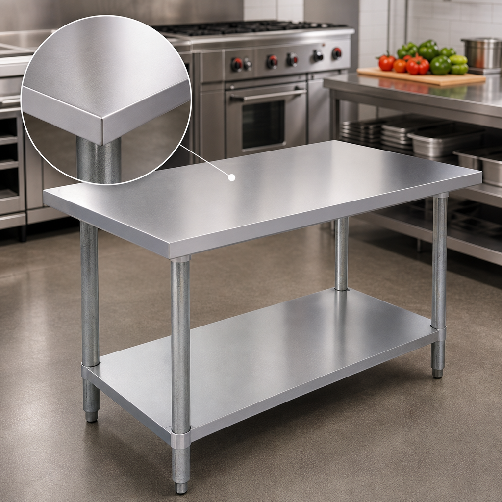 18-Gauge 430 Stainless Steel Top