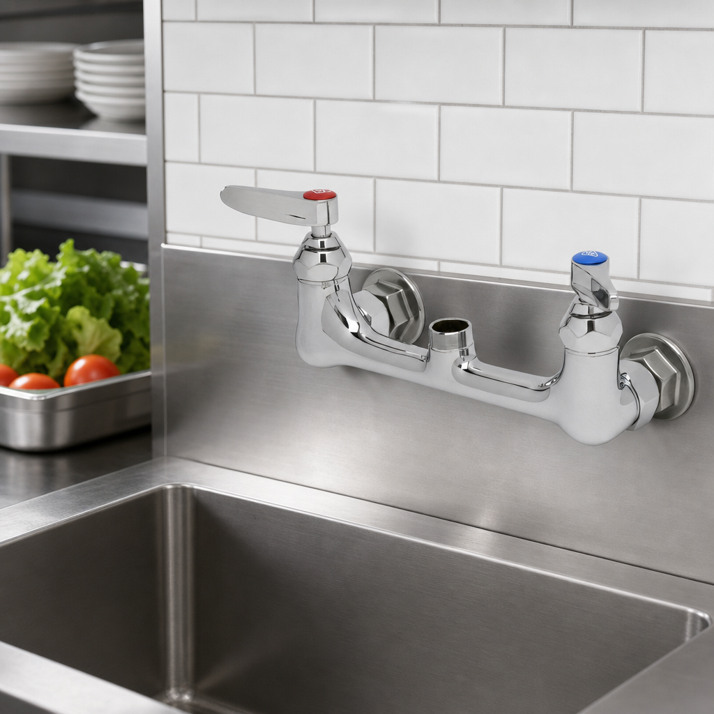 Wall-Mount Mixing Faucet