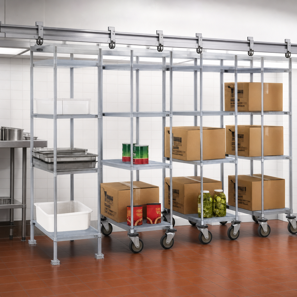 Overhead Track Storage Compatible