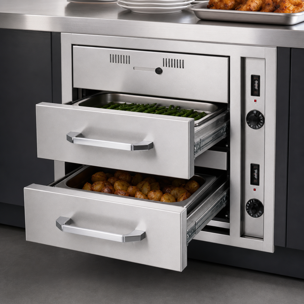Built-In Two-Drawer Design