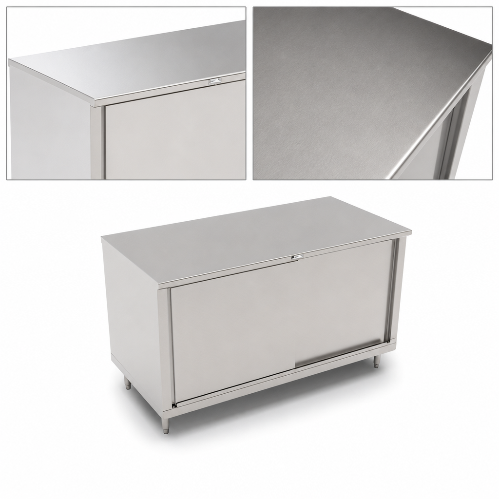Flat 14-Gauge Stainless Steel Top
