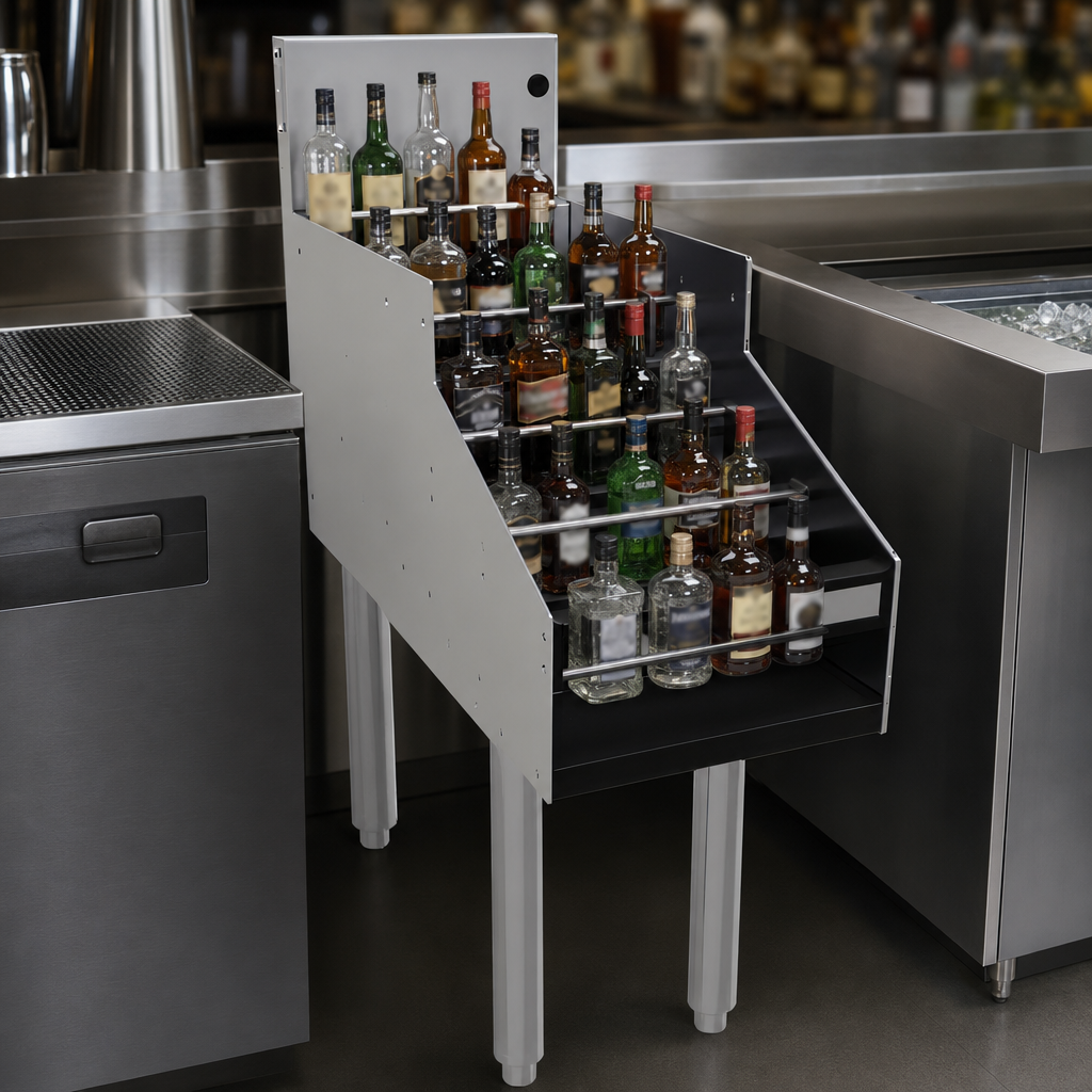 Five-Level Bottle Storage