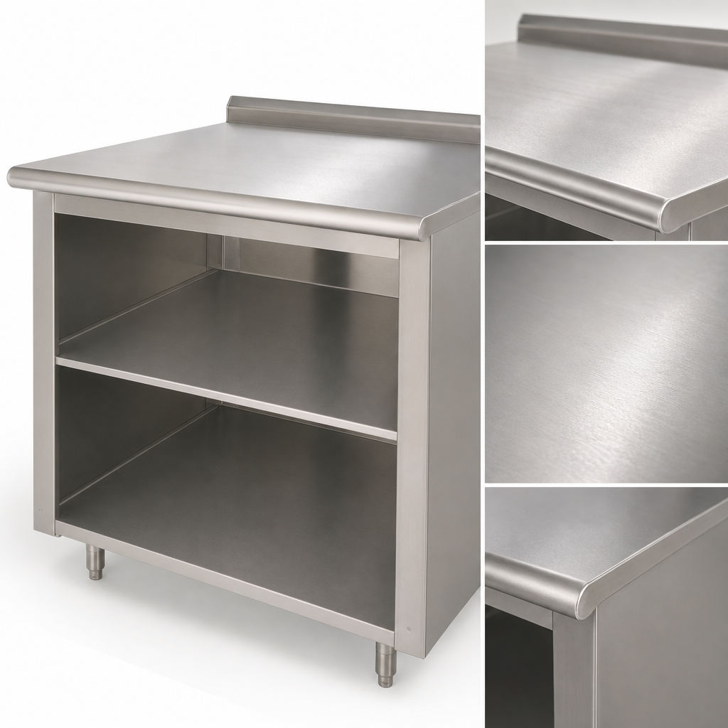 14-Gauge 304 Stainless Steel Top