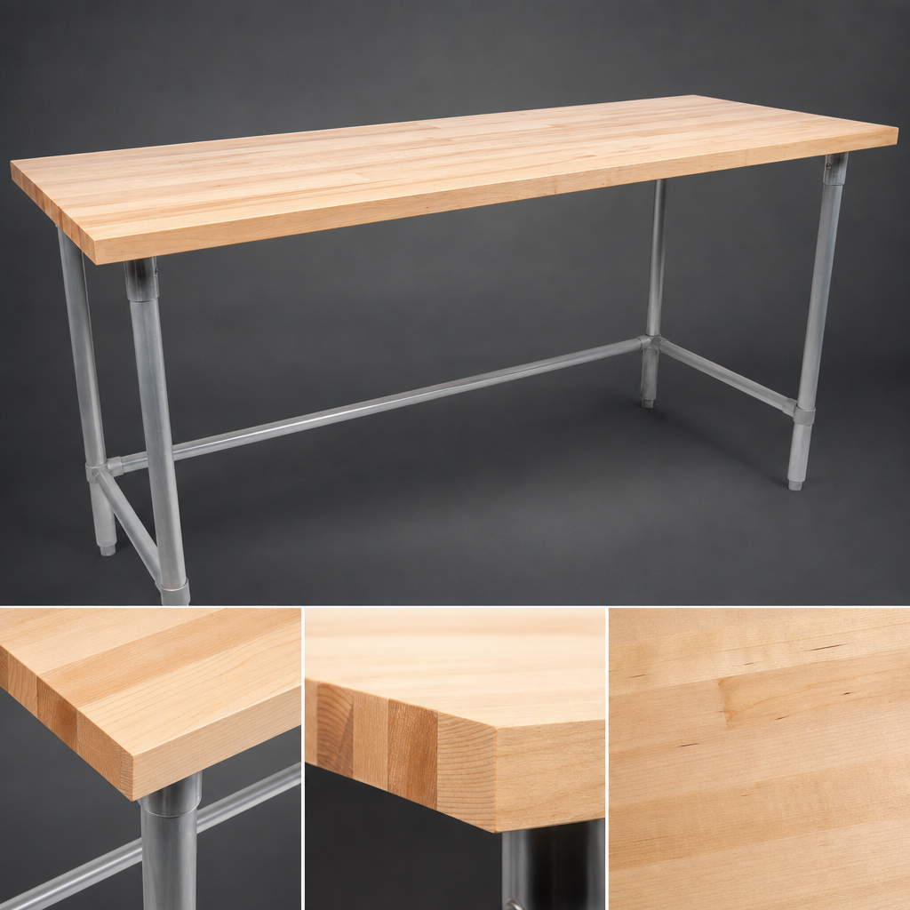 1-1/2-Inch Thick Maple Top