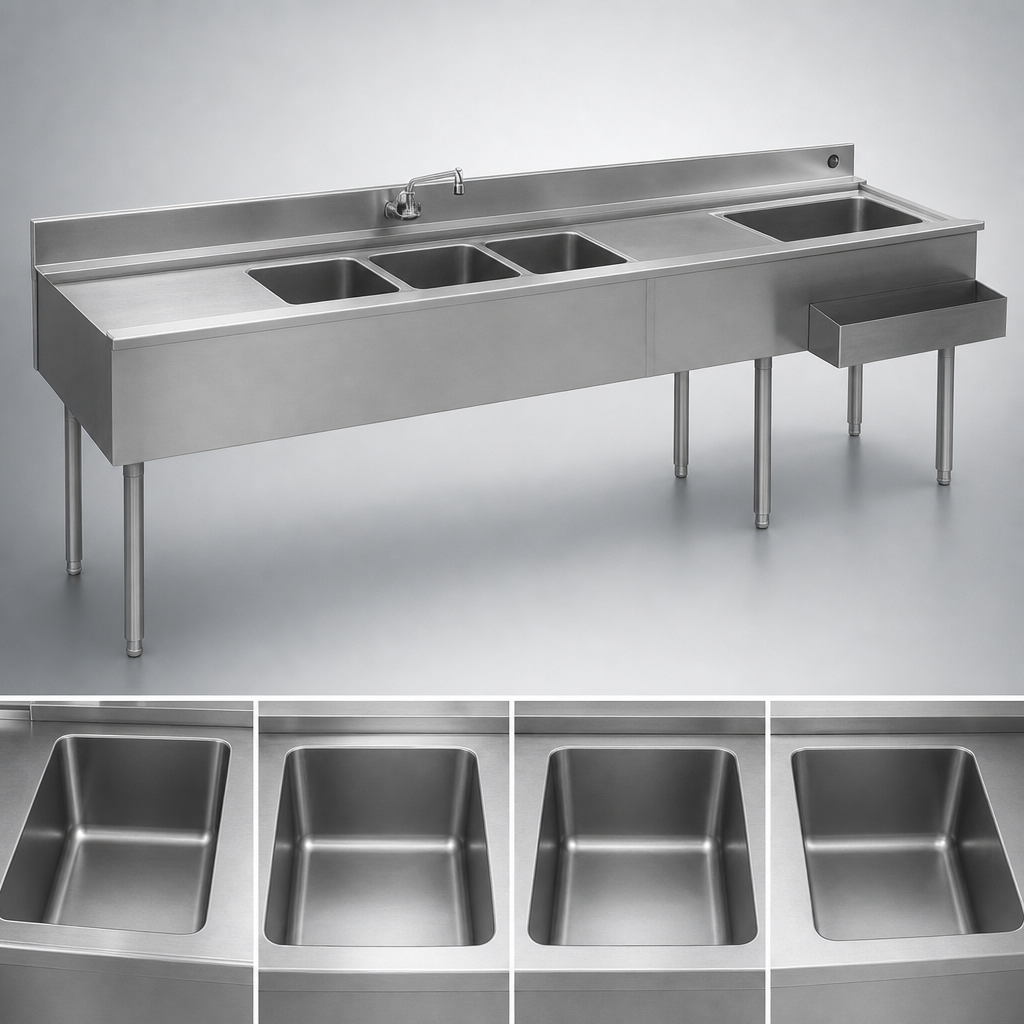 Four Sink Bowls