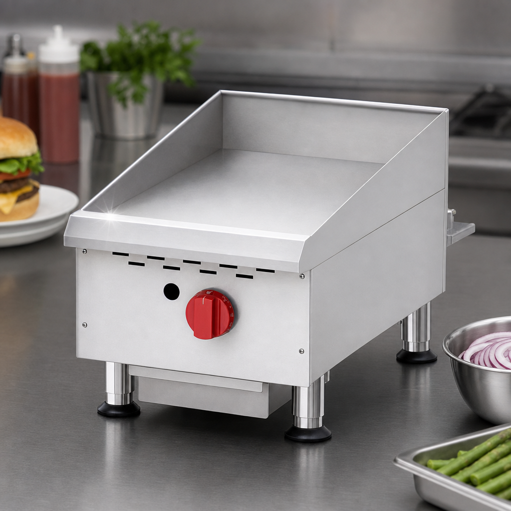 Polished Steel Griddle Plate