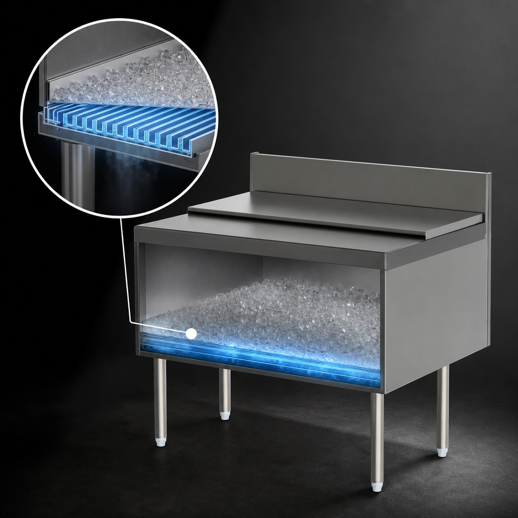 Concealed 10-Circuit Cold Plate