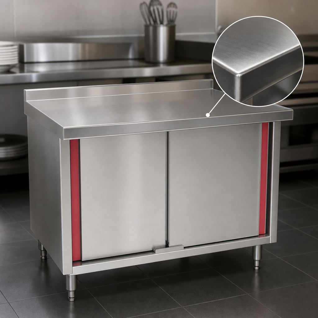 14-Gauge 304 Stainless Steel Top