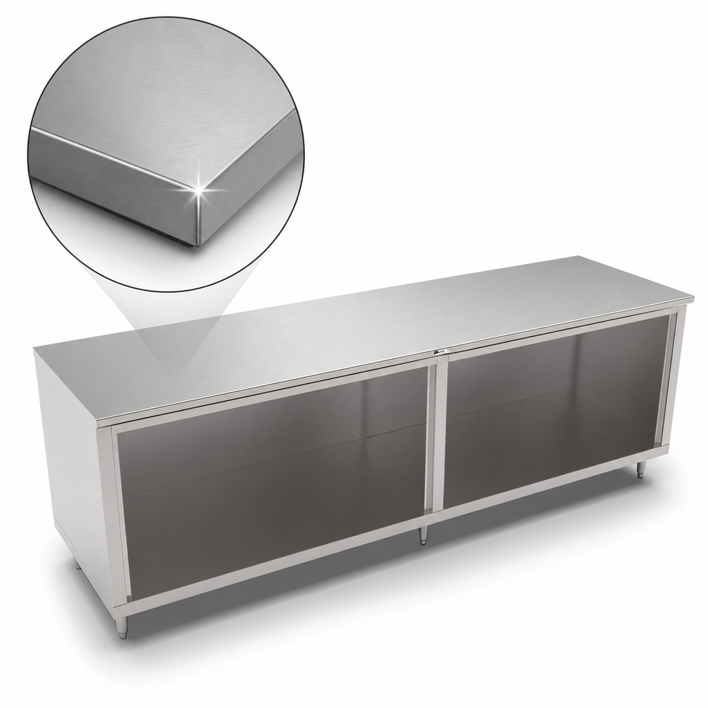 16-Gauge Stainless Steel Top
