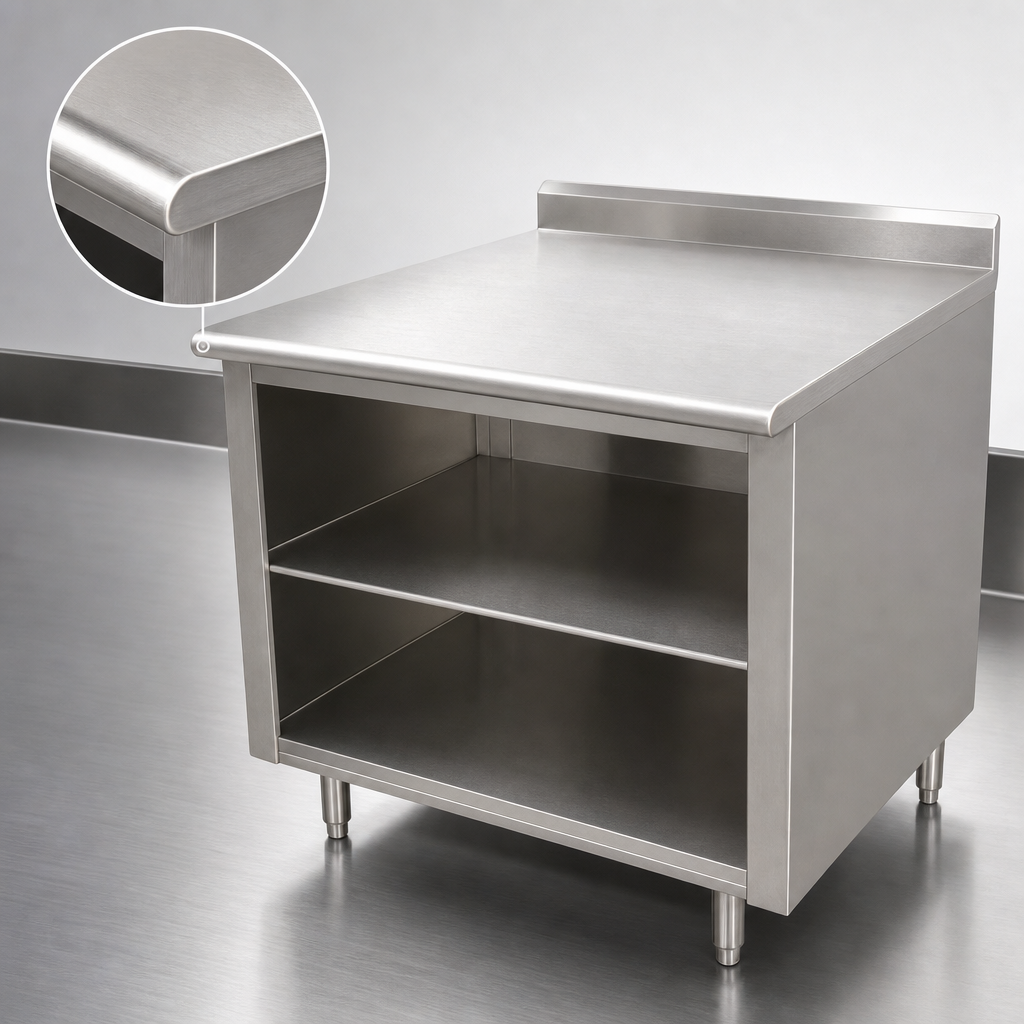 14-Gauge 304 Stainless Steel Top