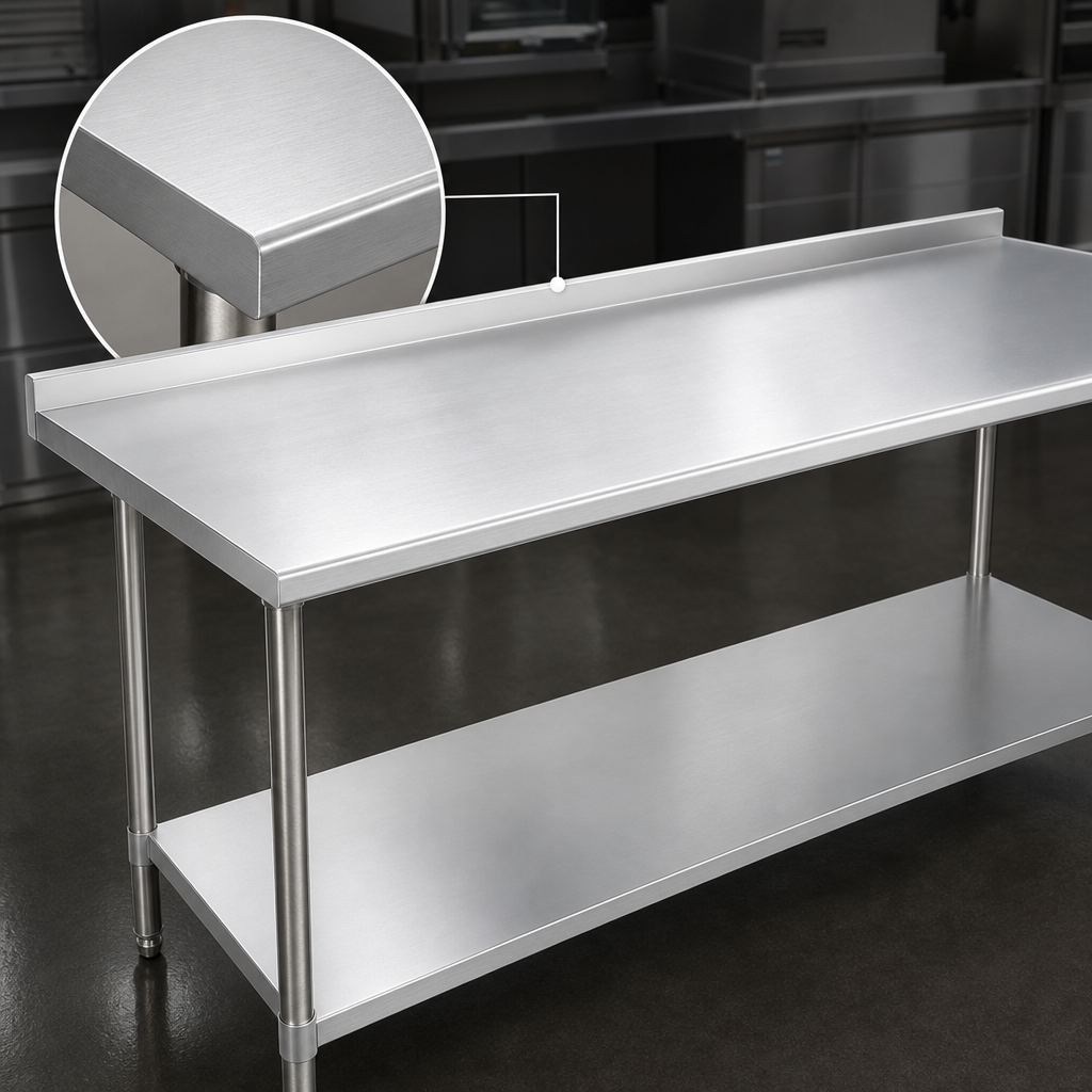 16-Gauge 300 Series Stainless Steel Top