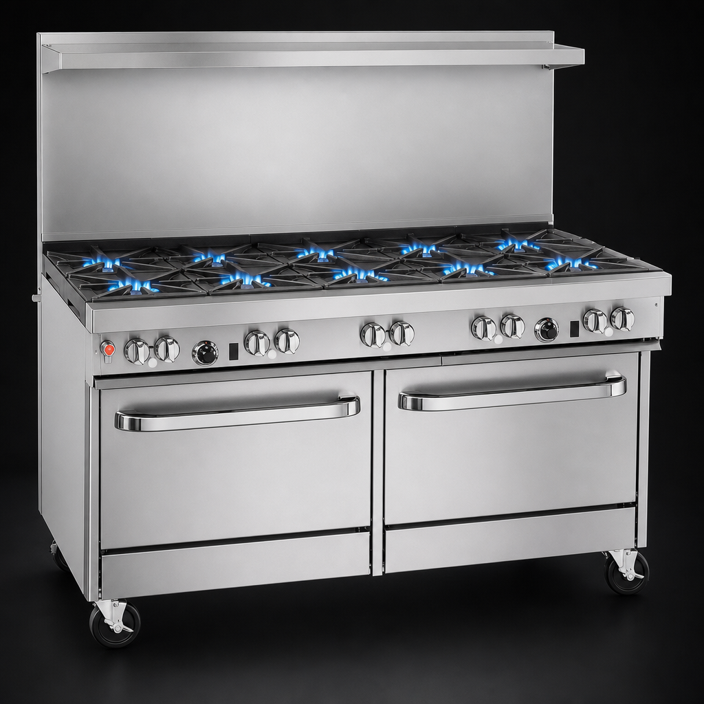 10 Non-Clog Open Burners