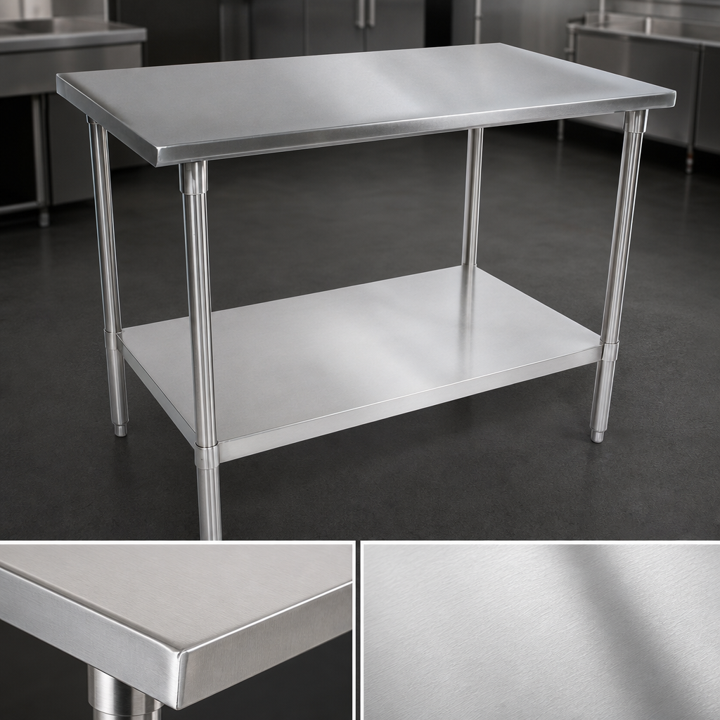 16-Gauge Stainless Steel Top