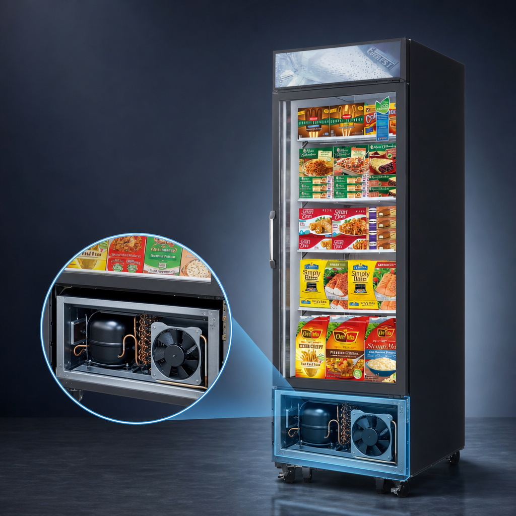 Self-Contained Bottom-Mounted Refrigeration