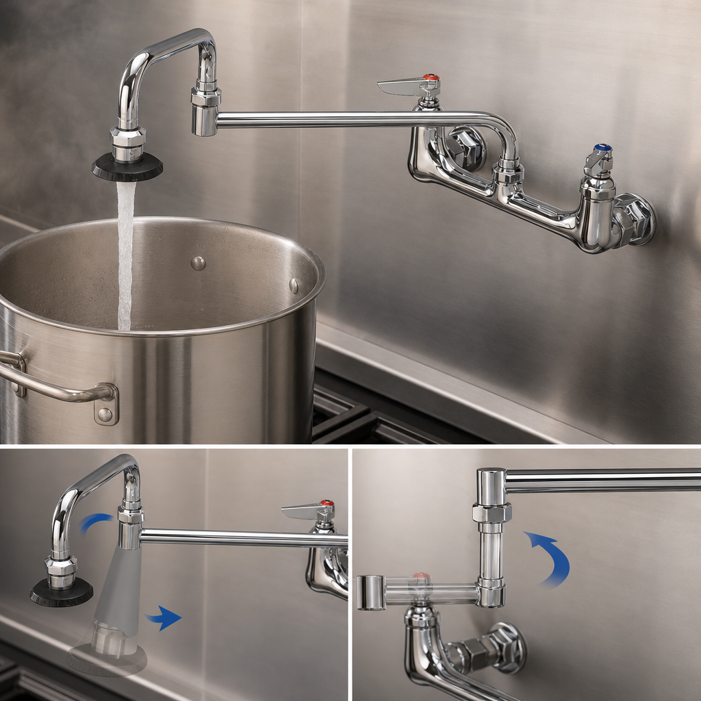 18-Inch Double-Joint Swing Nozzle