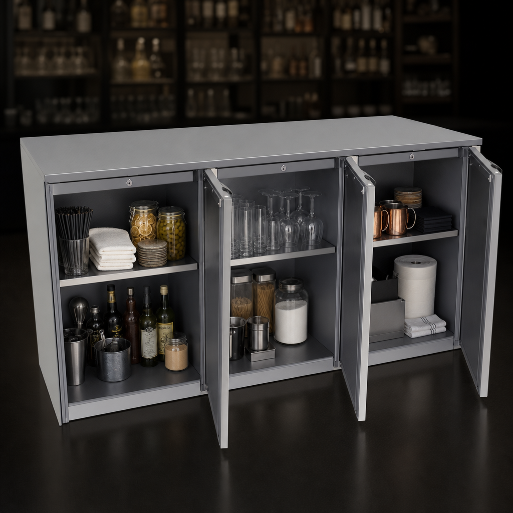 Three-Section Storage