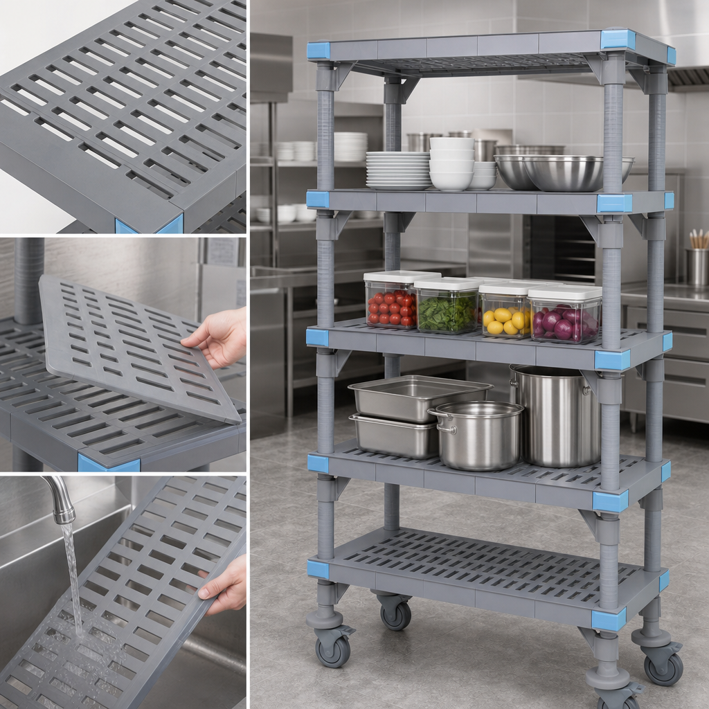 Open Grid Shelf Design