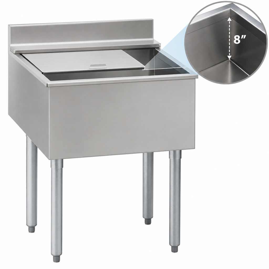 8-Inch Deep Stainless Steel Liner